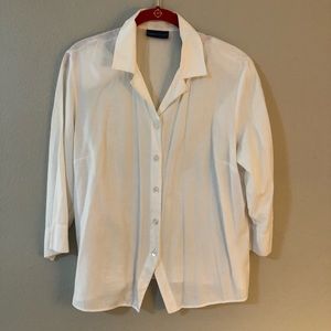 Vintage White Blouse by Karen Scott